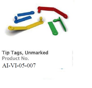 TIP TAG, UNMARKED